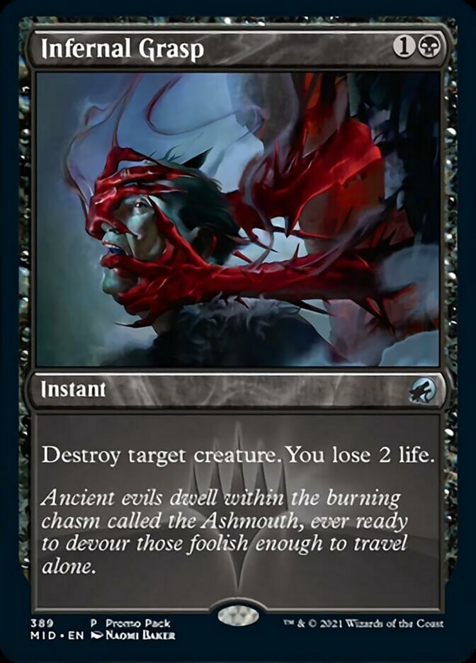 Infernal Grasp (Promo Pack) [Innistrad: Midnight Hunt Promos] | Gear Gaming Fayetteville