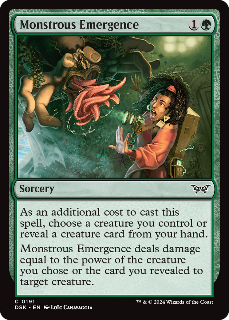 Monstrous Emergence [Duskmourn: House of Horror] | Gear Gaming Fayetteville