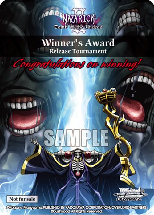 Nazarick: Tomb of the Undead Vol.2 Winner's Award - [Promo Cards] | Gear Gaming Fayetteville