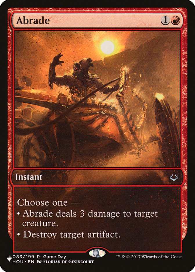 Abrade [The List] | Gear Gaming Fayetteville