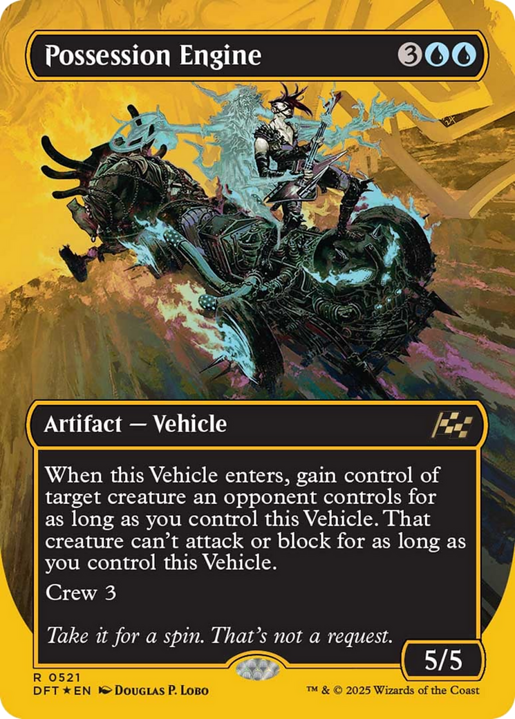 Possession Engine (Borderless) (First-Place Foil) [Aetherdrift] | Gear Gaming Fayetteville