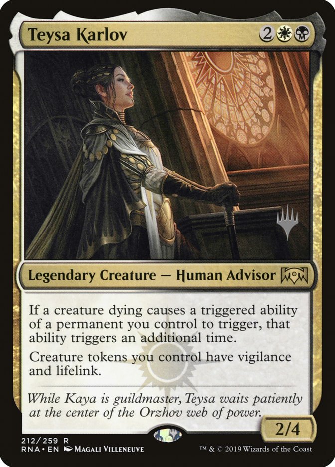 Teysa Karlov (Promo Pack) [Ravnica Allegiance Promos] | Gear Gaming Fayetteville