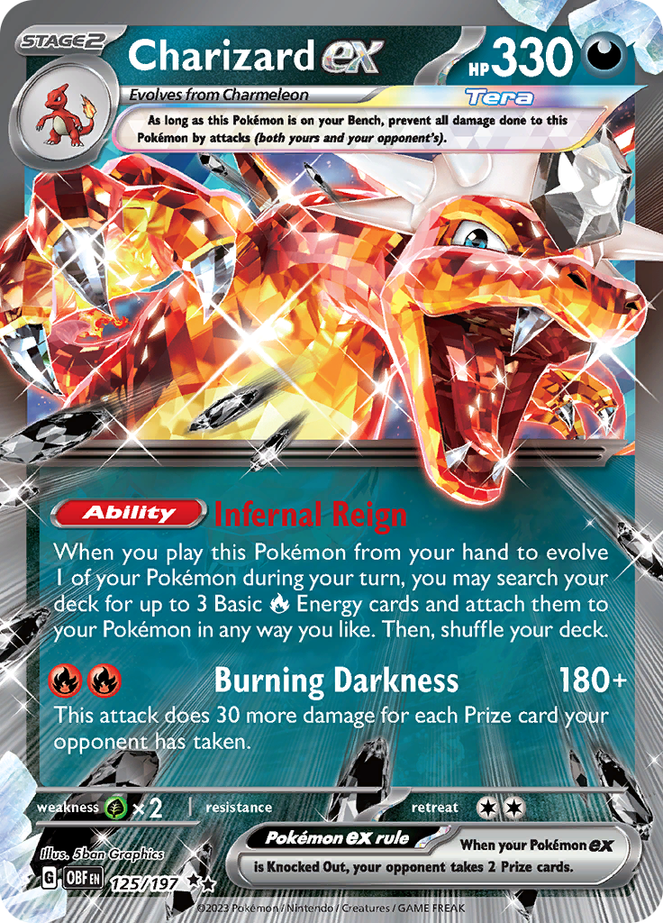 Charizard ex (125/197) [Scarlet & Violet: Obsidian Flames] | Gear Gaming Fayetteville