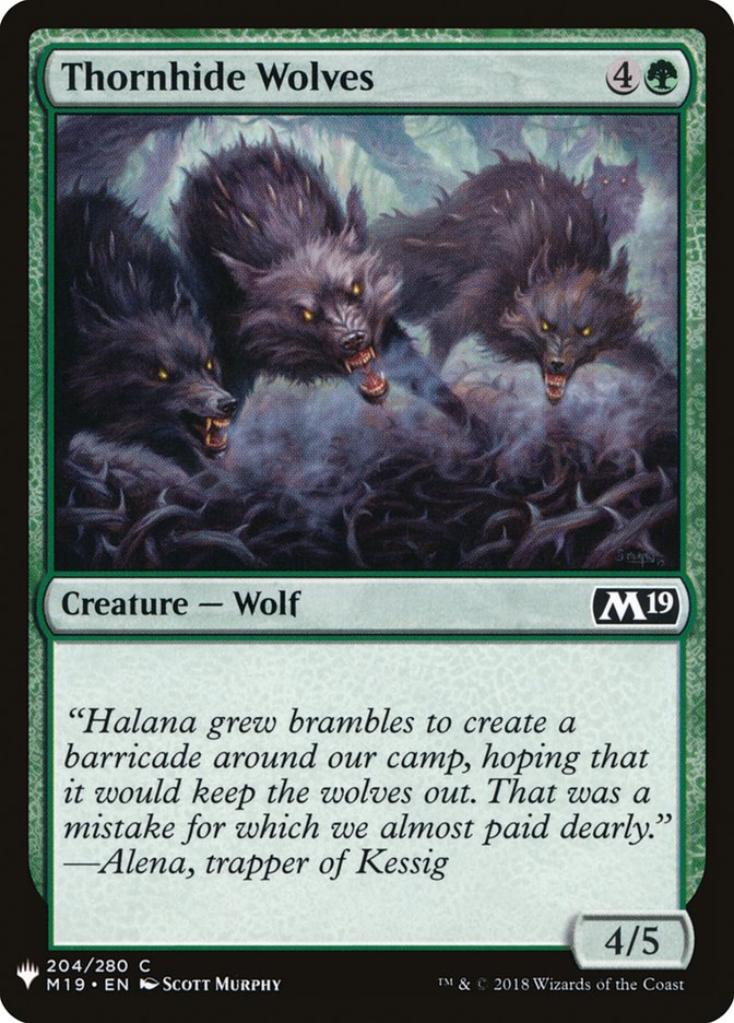 Thornhide Wolves [Mystery Booster] | Gear Gaming Fayetteville