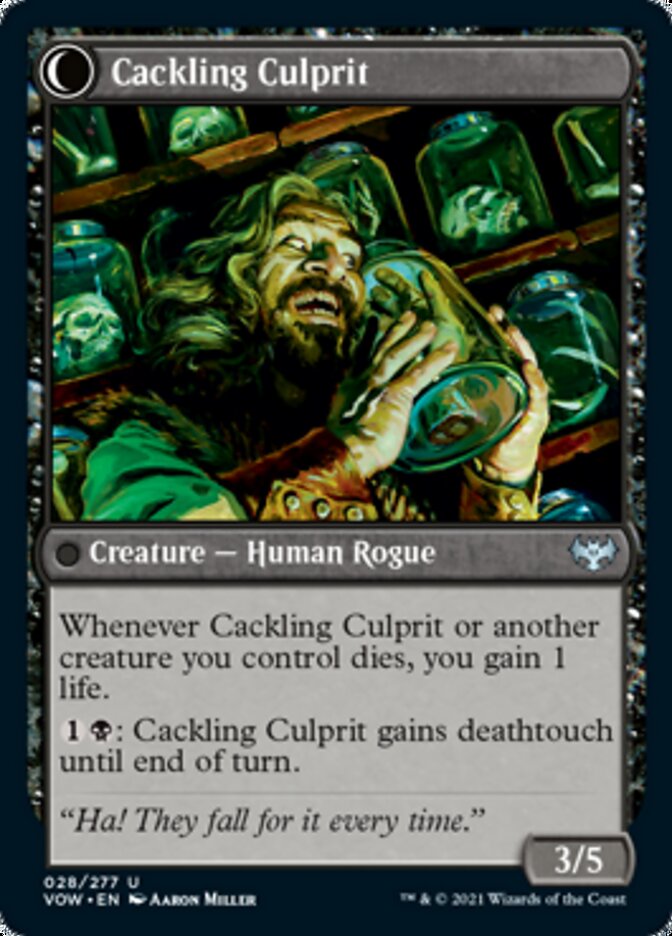 Panicked Bystander // Cackling Culprit [Innistrad: Crimson Vow] | Gear Gaming Fayetteville