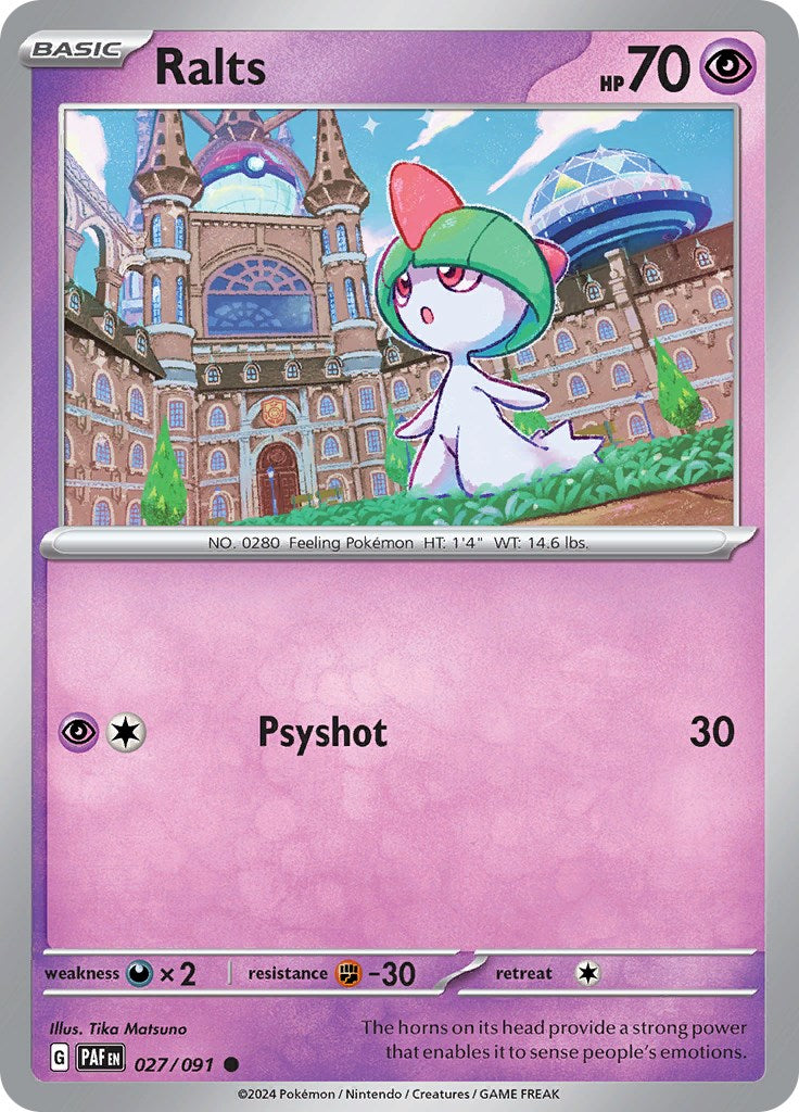 Ralts (027/091) [Scarlet & Violet: Paldean Fates] | Gear Gaming Fayetteville