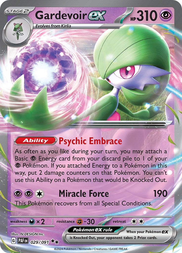 Gardevoir ex (029/091) [Scarlet & Violet: Paldean Fates] | Gear Gaming Fayetteville