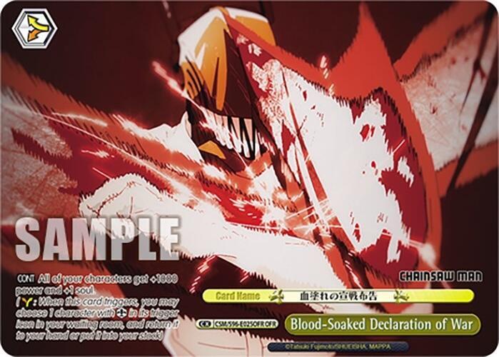 Blood-Soaked Declaration of War (OFR) - [Chainsaw Man] | Gear Gaming Fayetteville