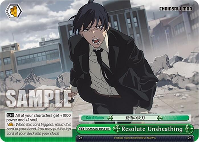 Resolute Unsheathing - [Chainsaw Man] | Gear Gaming Fayetteville