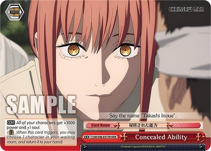 Concealed Ability (RRR) - [Chainsaw Man] | Gear Gaming Fayetteville