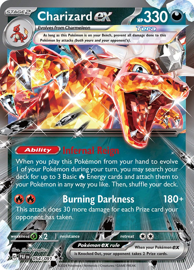 Charizard ex (054/091) [Scarlet & Violet: Paldean Fates] | Gear Gaming Fayetteville