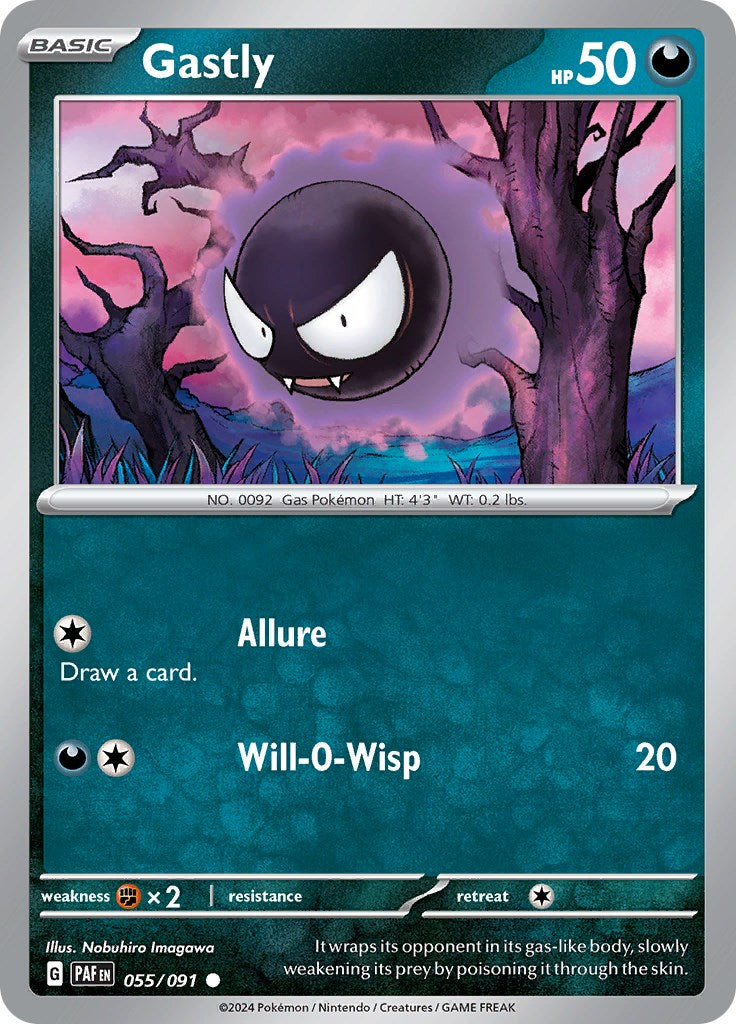 Gastly (055/091) [Scarlet & Violet: Paldean Fates] | Gear Gaming Fayetteville