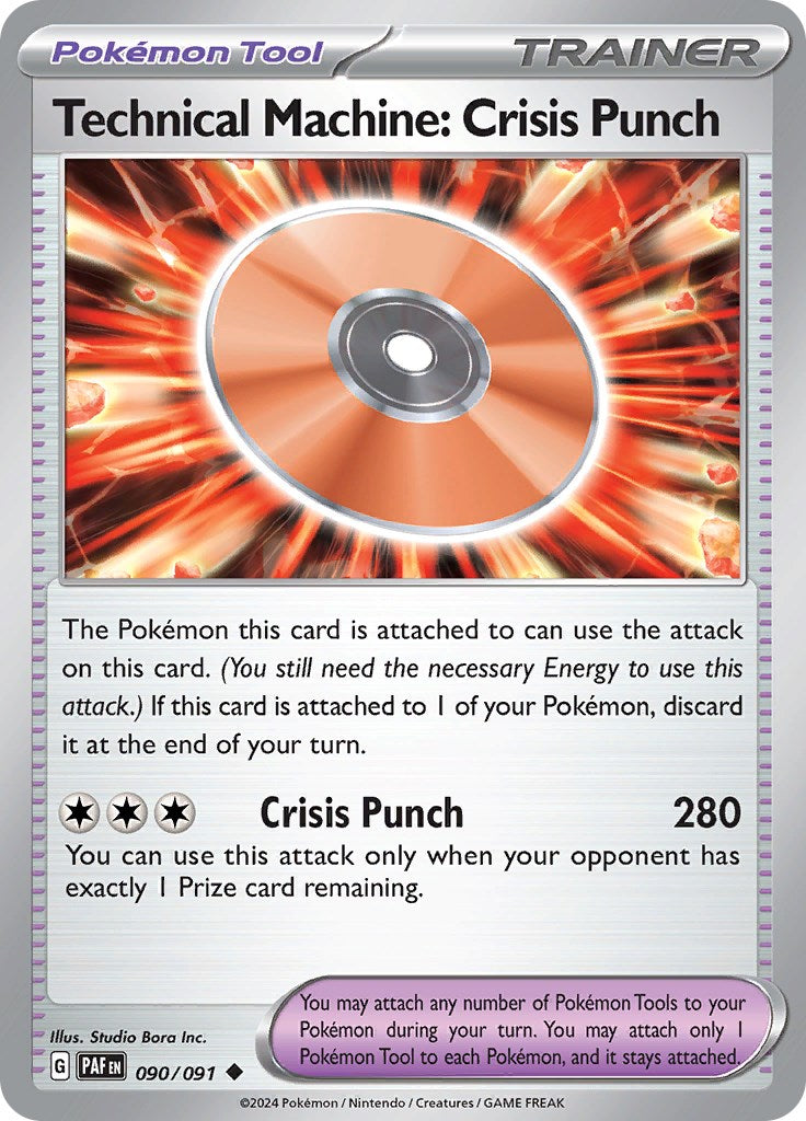 Technical Machine: Crisis Punch (090/091) [Scarlet & Violet: Paldean Fates] | Gear Gaming Fayetteville