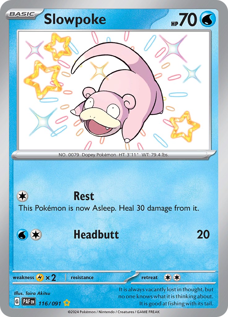 Slowpoke (116/091) [Scarlet & Violet: Paldean Fates] | Gear Gaming Fayetteville