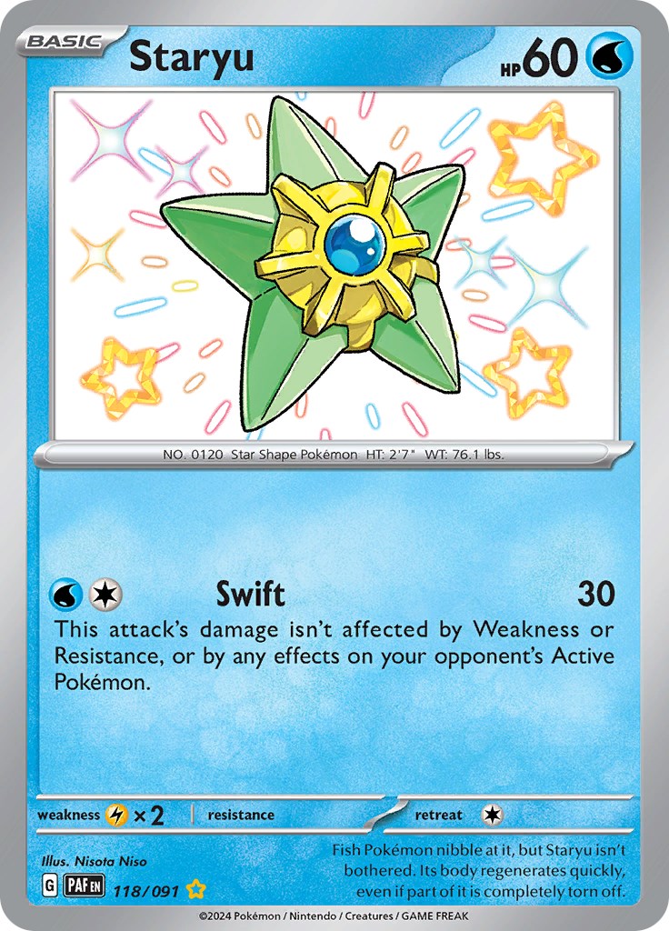 Staryu (118/091) [Scarlet & Violet: Paldean Fates] | Gear Gaming Fayetteville