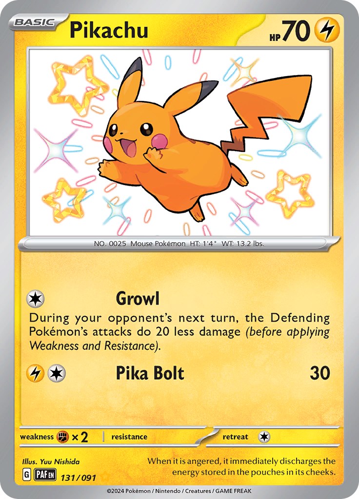 Pikachu (131/091) [Scarlet & Violet: Paldean Fates] | Gear Gaming Fayetteville