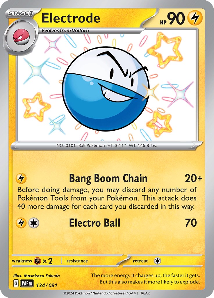 Electrode (134/091) [Scarlet & Violet: Paldean Fates] | Gear Gaming Fayetteville