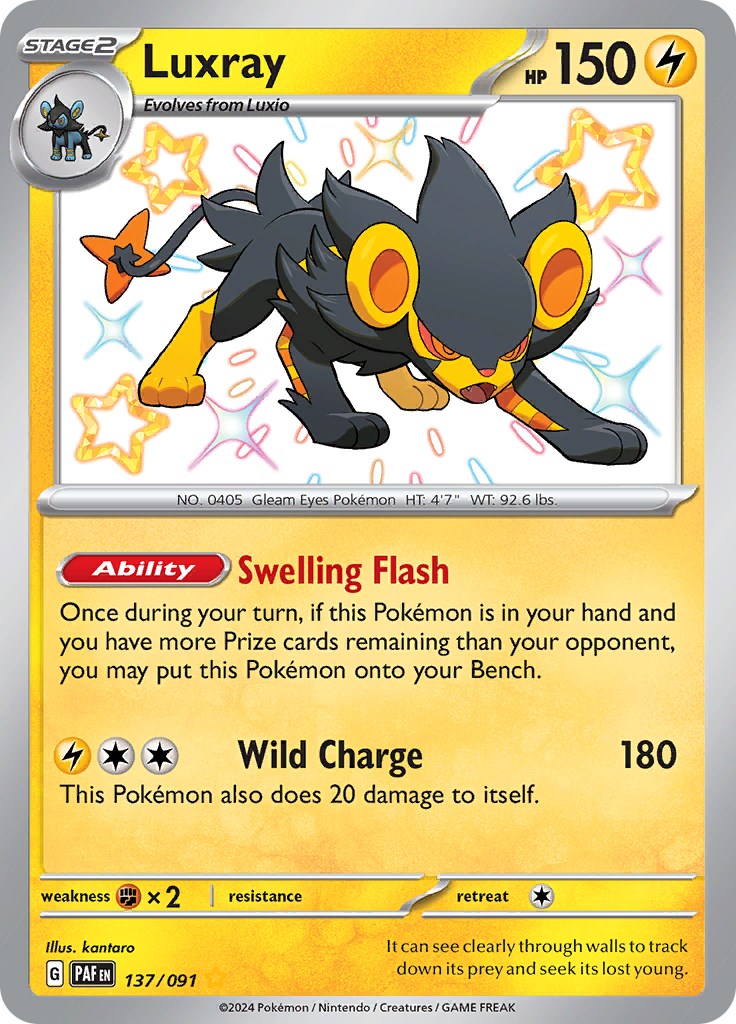 Luxray (137/091) [Scarlet & Violet: Paldean Fates] | Gear Gaming Fayetteville