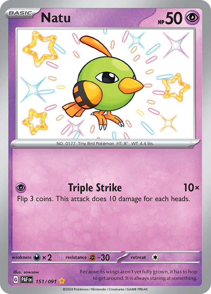 Natu (151/091) [Scarlet & Violet: Paldean Fates] | Gear Gaming Fayetteville