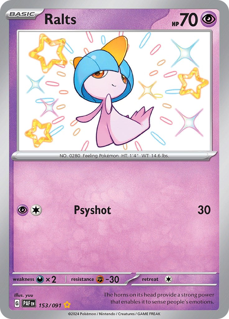 Ralts (153/091) [Scarlet & Violet: Paldean Fates] | Gear Gaming Fayetteville