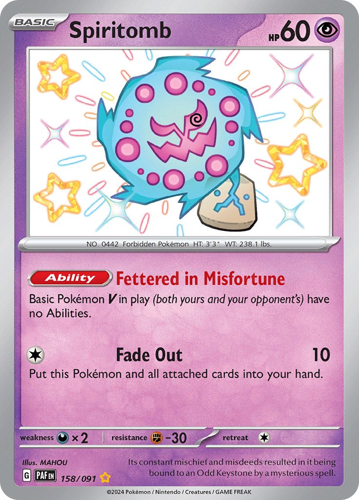 Spiritomb (158/091) [Scarlet & Violet: Paldean Fates] | Gear Gaming Fayetteville