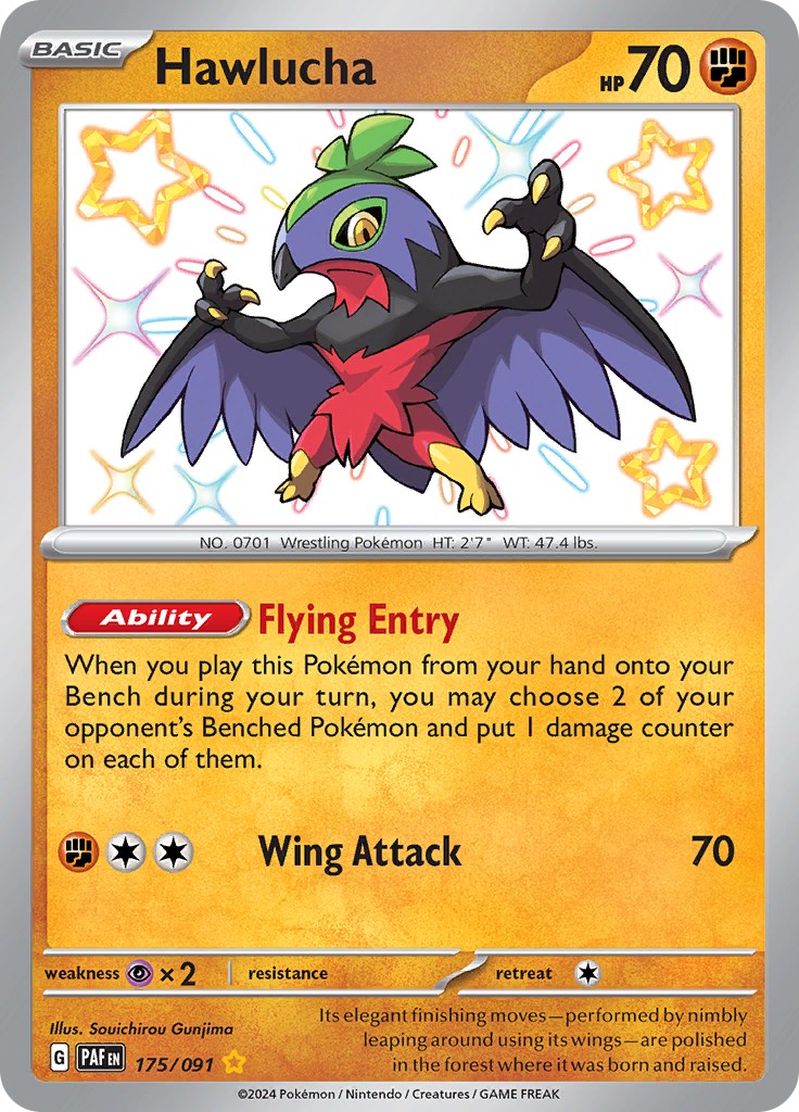 Hawlucha (175/091) [Scarlet & Violet: Paldean Fates] | Gear Gaming Fayetteville