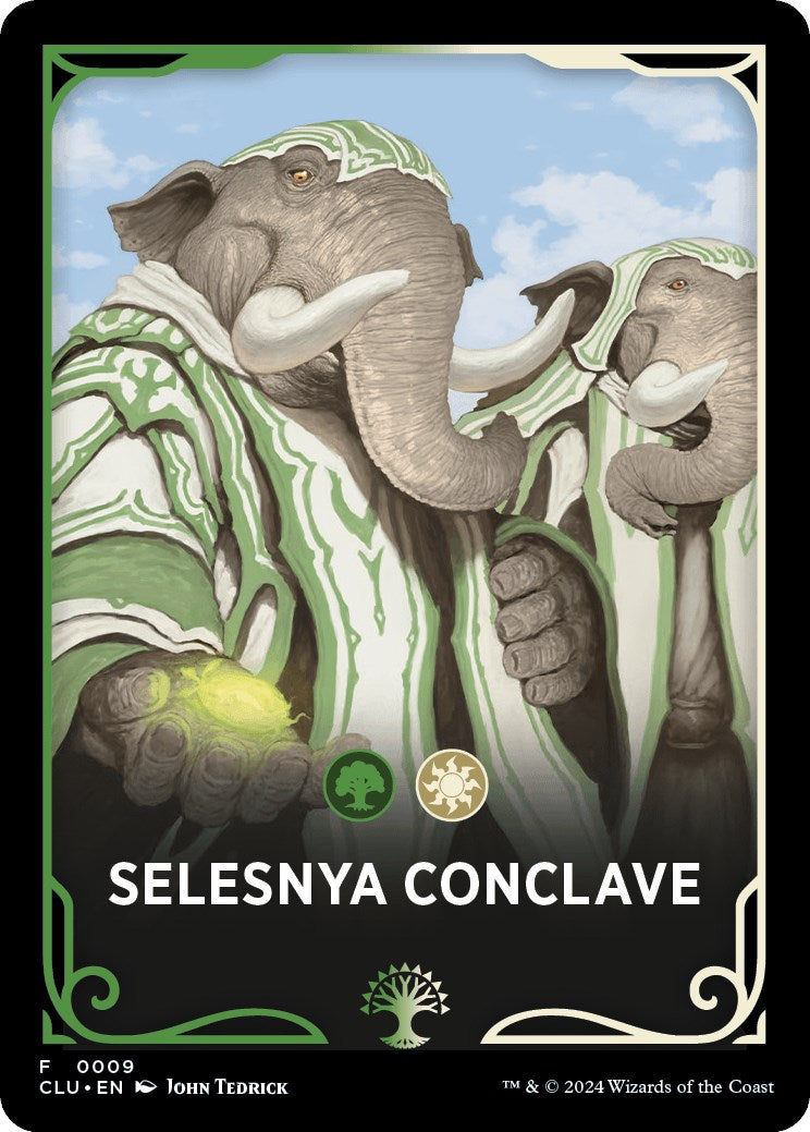 Selesnya Conclave Theme Card [Ravnica: Clue Edition Tokens] | Gear Gaming Fayetteville