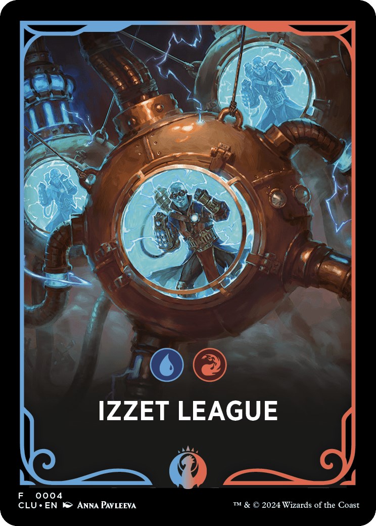 Izzet League Theme Card [Ravnica: Clue Edition Tokens] | Gear Gaming Fayetteville