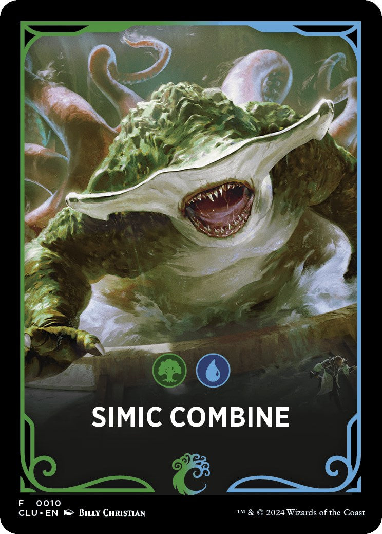 Simic Combine Theme Card [Ravnica: Clue Edition Tokens] | Gear Gaming Fayetteville