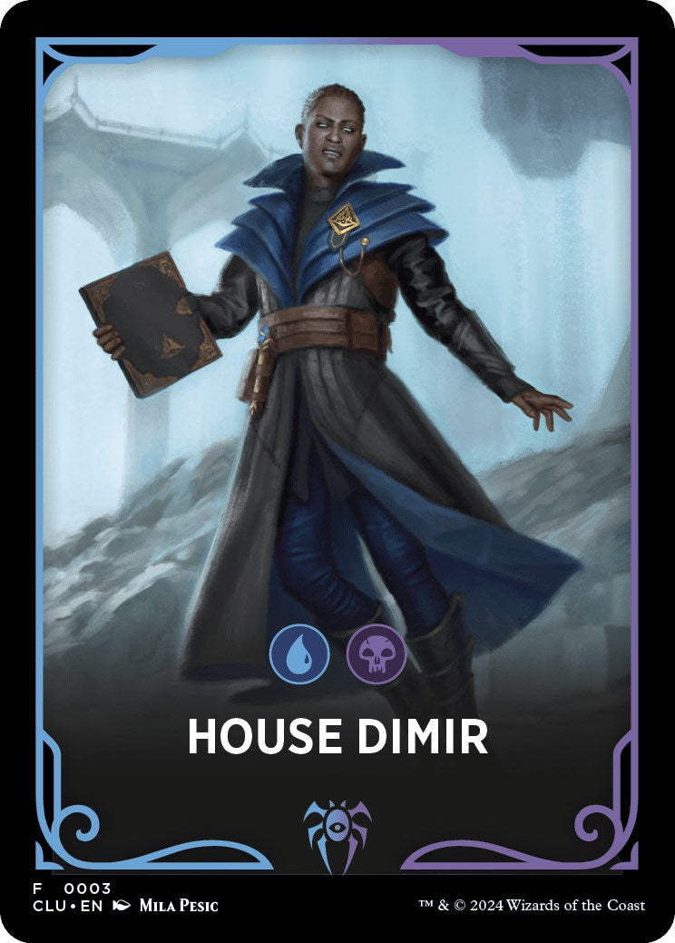 House Dimir Theme Card [Ravnica: Clue Edition Tokens] | Gear Gaming Fayetteville