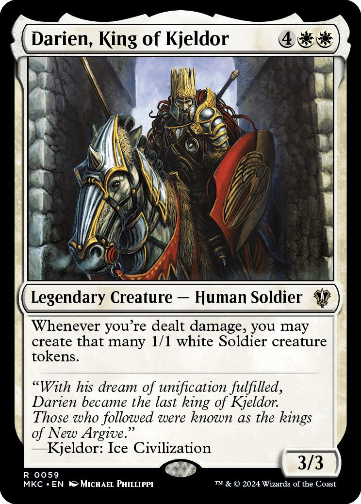 Darien, King of Kjeldor [Murders at Karlov Manor Commander] | Gear Gaming Fayetteville