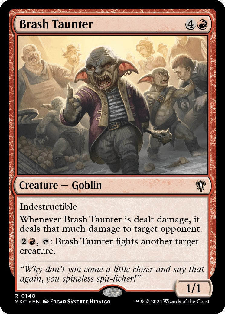 Brash Taunter [Murders at Karlov Manor Commander] | Gear Gaming Fayetteville