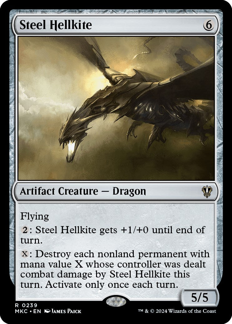 Steel Hellkite [Murders at Karlov Manor Commander] | Gear Gaming Fayetteville