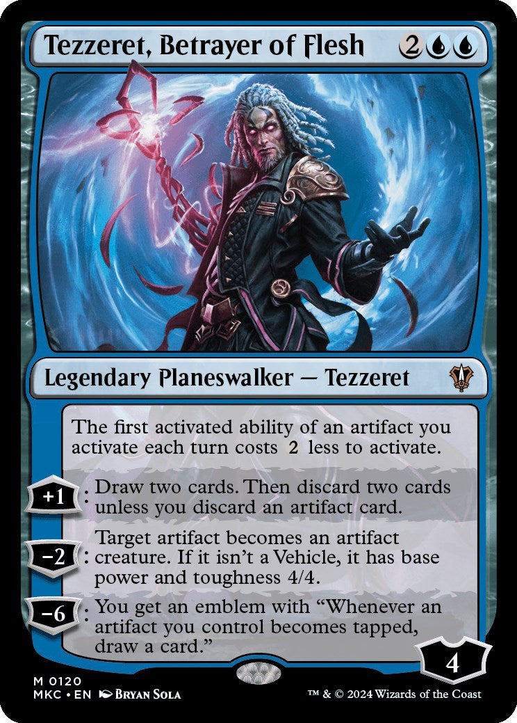 Tezzeret, Betrayer of Flesh [Murders at Karlov Manor Commander] | Gear Gaming Fayetteville