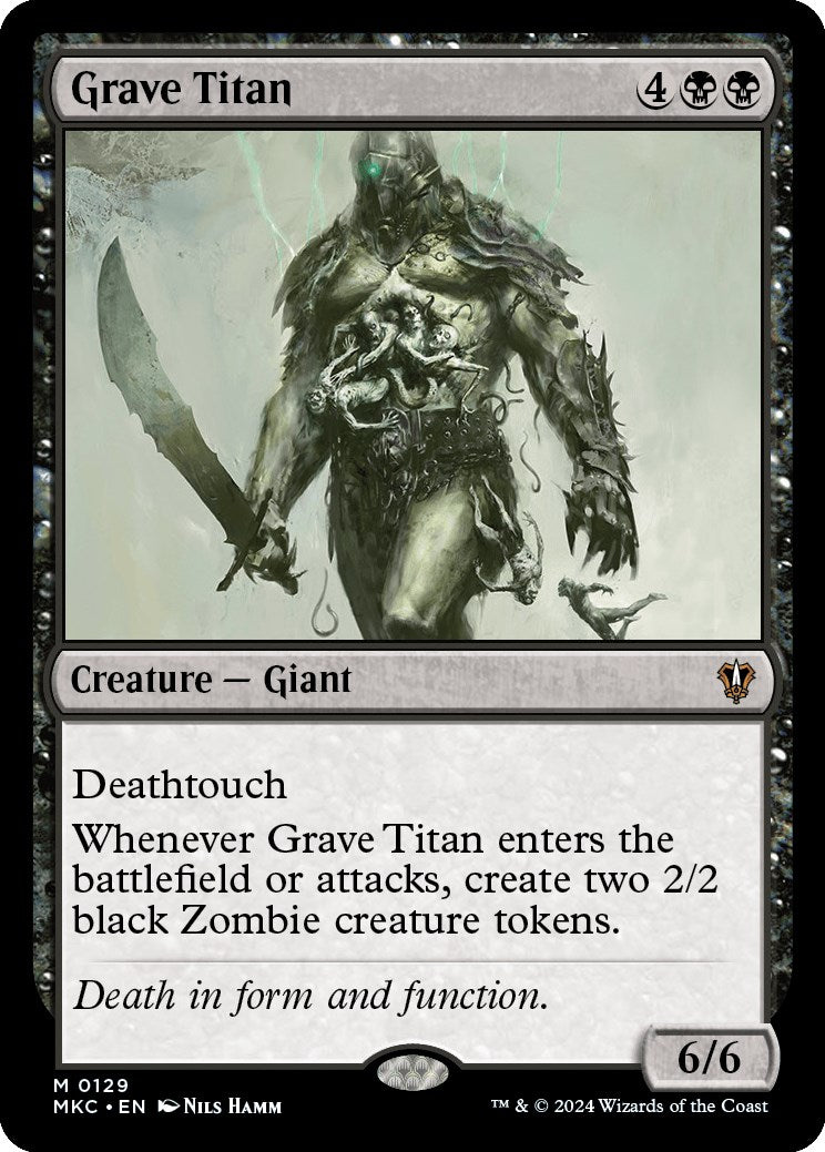 Grave Titan [Murders at Karlov Manor Commander] | Gear Gaming Fayetteville