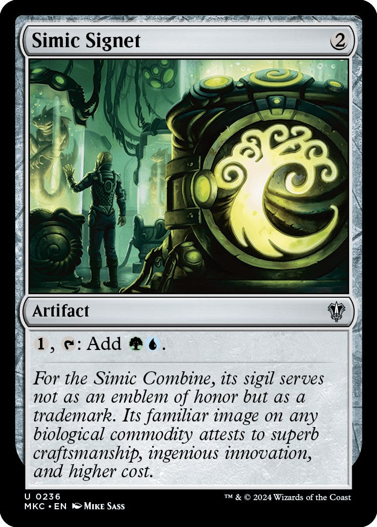 Simic Signet [Murders at Karlov Manor Commander] | Gear Gaming Fayetteville