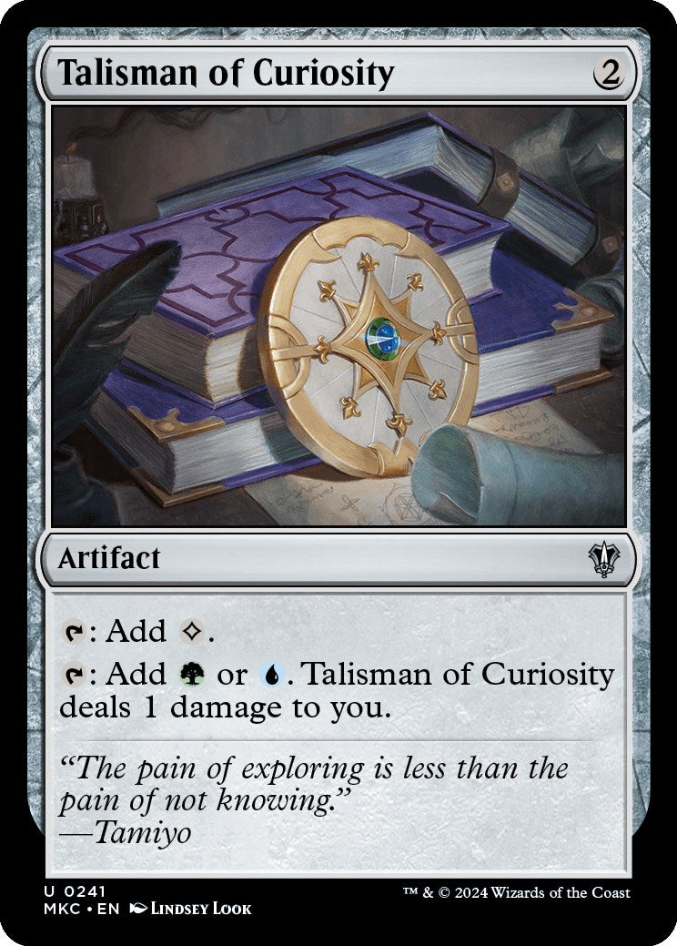 Talisman of Curiosity [Murders at Karlov Manor Commander] | Gear Gaming Fayetteville