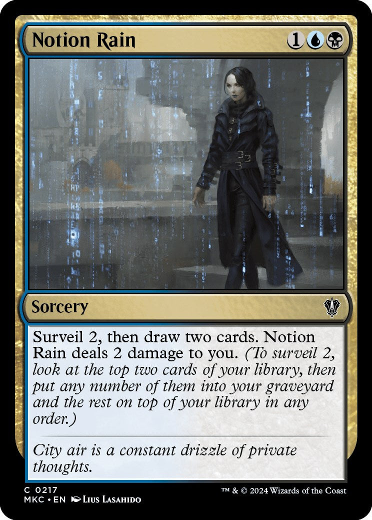 Notion Rain [Murders at Karlov Manor Commander] | Gear Gaming Fayetteville