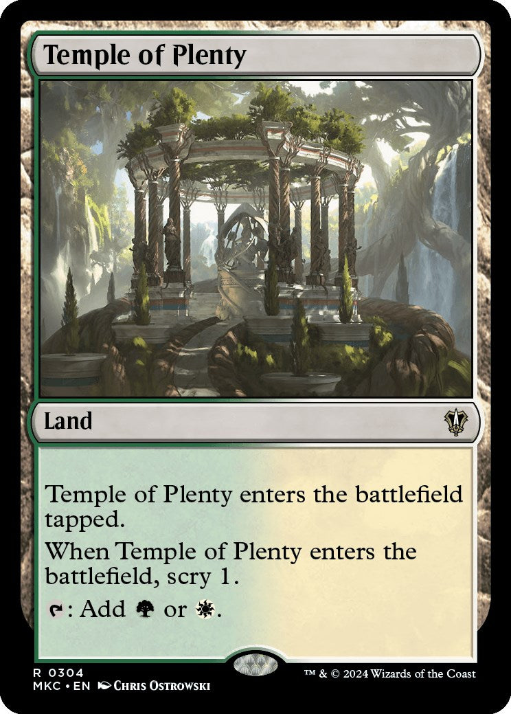 Temple of Plenty [Murders at Karlov Manor Commander] | Gear Gaming Fayetteville