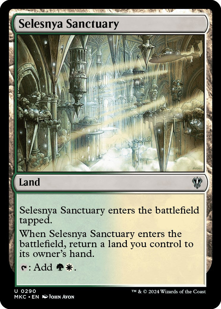 Selesnya Sanctuary [Murders at Karlov Manor Commander] | Gear Gaming Fayetteville