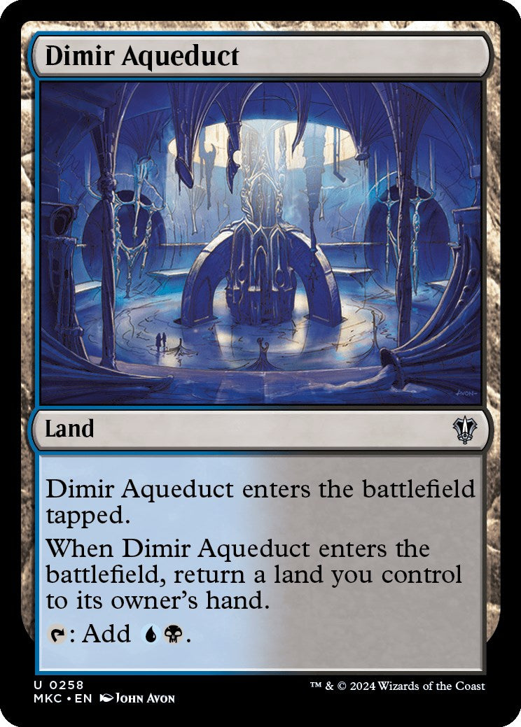 Dimir Aqueduct [Murders at Karlov Manor Commander] | Gear Gaming Fayetteville