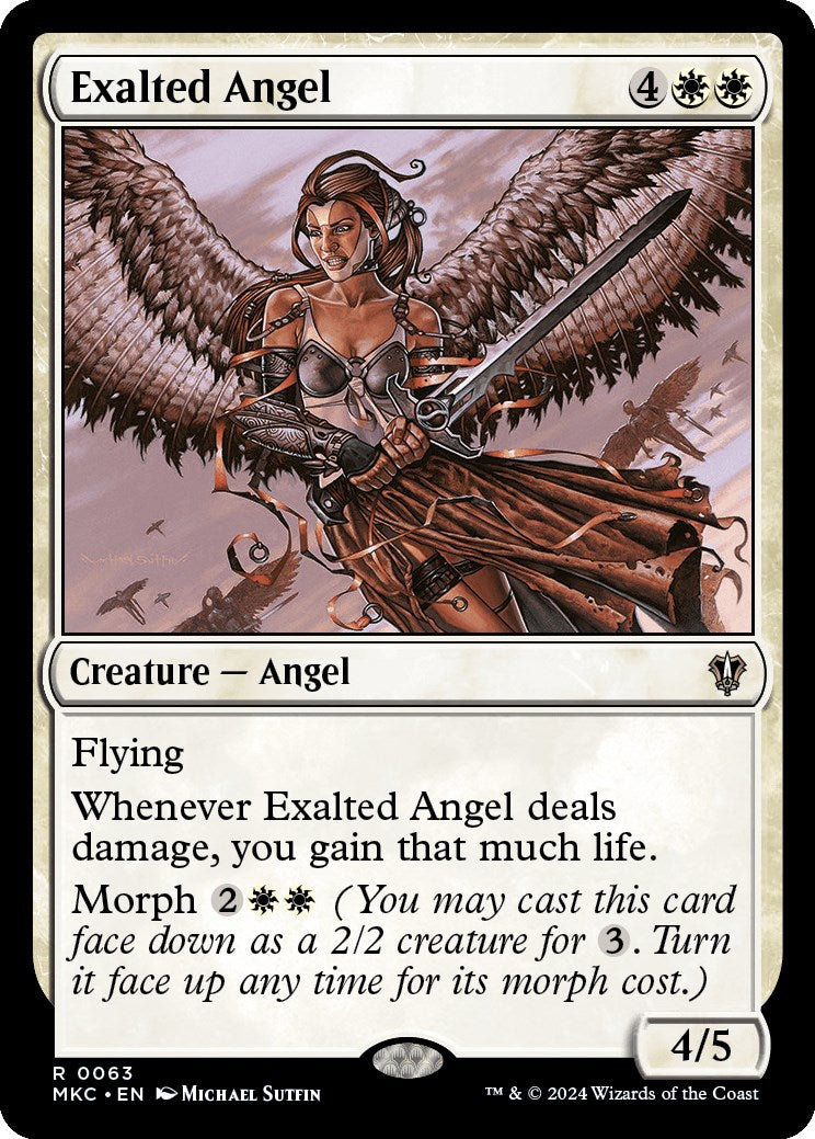 Exalted Angel [Murders at Karlov Manor Commander] | Gear Gaming Fayetteville