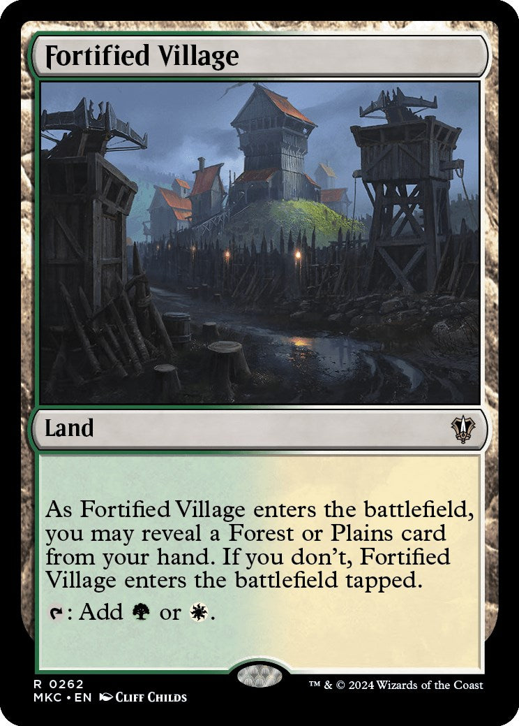 Fortified Village [Murders at Karlov Manor Commander] | Gear Gaming Fayetteville