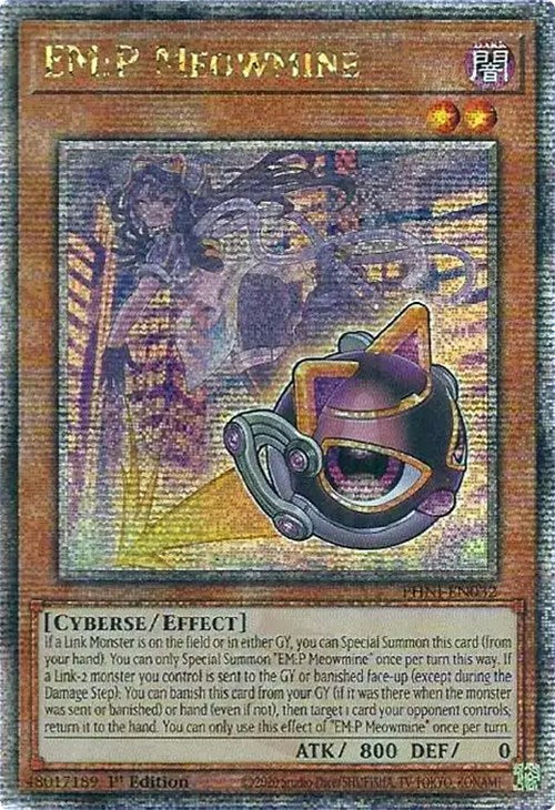 EM:P Meowmine [PHNI-EN032] Quarter Century Secret Rare | Gear Gaming Fayetteville
