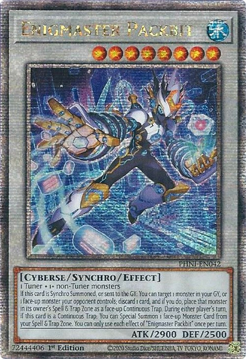 Enigmaster Packbit [PHNI-EN042] Quarter Century Secret Rare | Gear Gaming Fayetteville