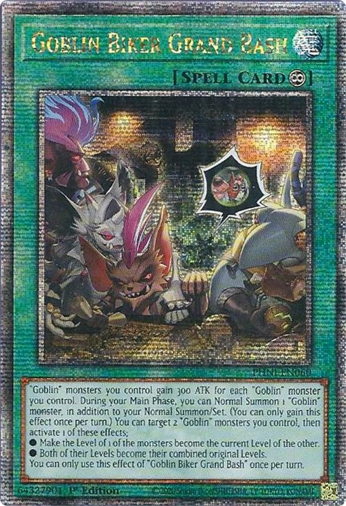 Goblin Biker Grand Bash [PHNI-EN060] Quarter Century Secret Rare | Gear Gaming Fayetteville