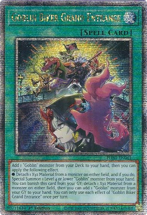 Goblin Biker Grand Entrance [PHNI-EN061] Quarter Century Secret Rare | Gear Gaming Fayetteville