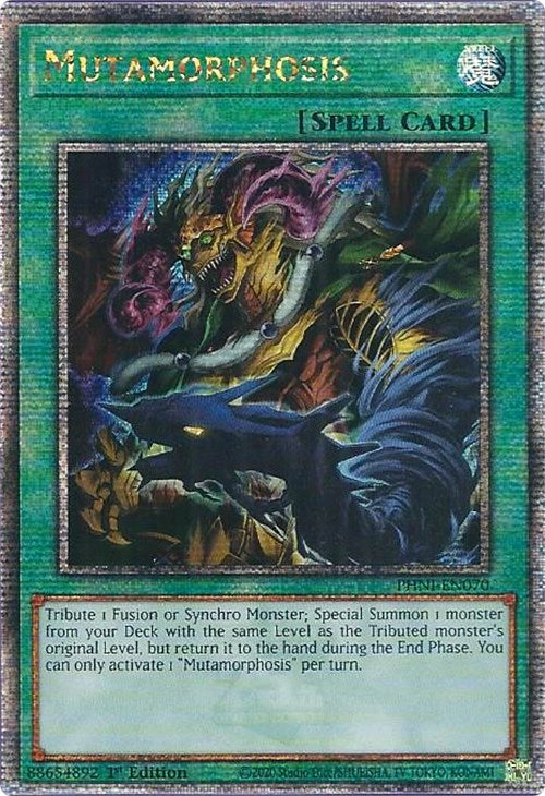 Mutamorphosis [PHNI-EN070] Quarter Century Secret Rare | Gear Gaming Fayetteville