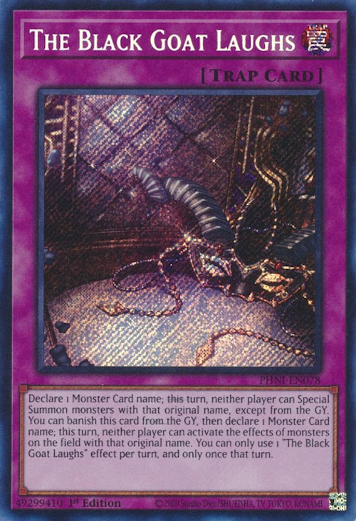 The Black Goat Laughs [PHNI-EN078] Secret Rare | Gear Gaming Fayetteville