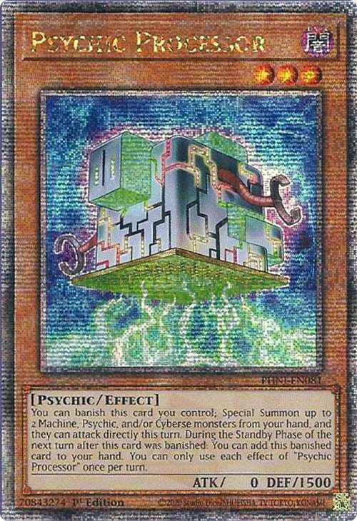 Psychic Processor [PHNI-EN081] Quarter Century Secret Rare | Gear Gaming Fayetteville